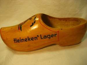 Vintage ? HEINEKEN lager Wood Shoe Made in Holland  