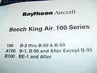 Beechcraft King Air 100, A100 & B100 Service Manual