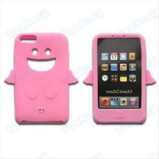 Pink Angels Silicone Cover Case iPod Touch 2 iTouch 3 G  