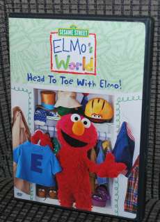 Kids Childrens Movie DVD Video 123 Sesame Street Elmos World Head to 
