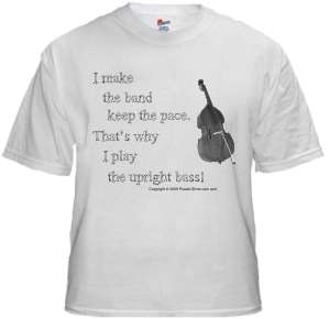 Bluegrass T Shirt   Upright Bass   NEW  