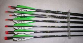 Beman MFX Bone Collector 340 Carbon Arrows w/Quikspin Vanes 1 Dz 