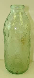Vintage Dr Pepper No Return Embossed Soda Bottle  