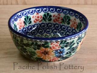 Polish Pottery CA Unikat 1936 Side Dessert Bowl Signtuare Stoneware 