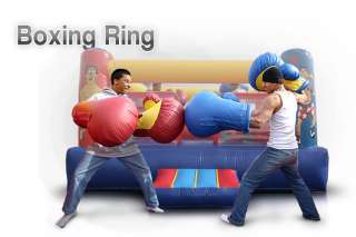 NEW 13 x 13 Inflatable Boxing Ring Gloves Commercial Rental Grade 