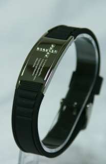 MK Cross christian Ion bracelets Health Wristbands BG  