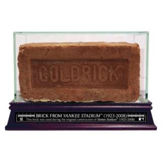 1923 Goldrick Authentic Brick From the Original Yankee Stadium with 