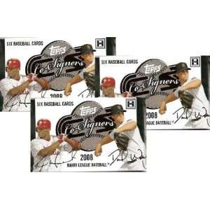   Topps Co Signers Baseball HOBBY Pack Lot (3 Packs with 6 Cards/Pack