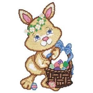  Sweet Bunny Basket Plastic Canvas Kit
