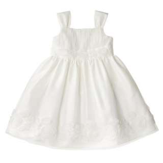 Infant Toddler Girls Sleeveless Mesh Dress   Ivory product details 