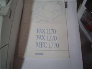 mfc 1770 brother 5 in 1 fax machine plain paper  