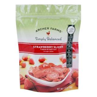 Archer Farms® Simply Balanced Freeze Dried Strawberry Slices   1 oz 