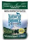 Natural Balance Lamb Meal and Brown Rice Formula 5 Pound Bag