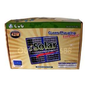  Portable 42W Solar Charger Battery Kit Automotive