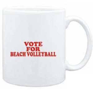  Mug White  VOTE FOR Beach Volleyball  Sports