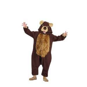  Childs Brown Bear Costume Pajamas Size Medium (8 10 