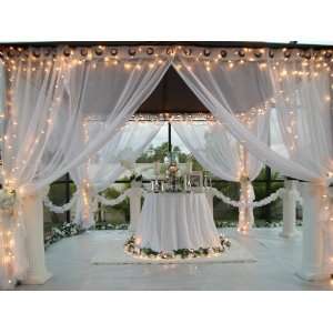  Outdoor Gazebo Beautiful Wedding Drapes 108 Includes (2 