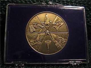 1981 2011 SPACE SHUTTLE END NASA BRONZE COIN BOXED NEW  