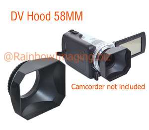   Hood + Cap for Digital Video DV Camera Camcorder Canon Panasonic Sony