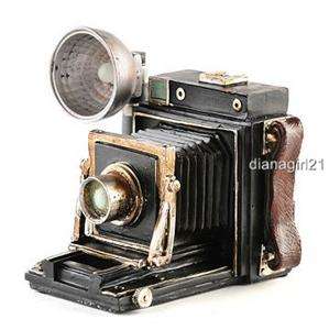 Resin Antiqued Old Fashioned Camera Bank * Vintage Camera * Birthday 