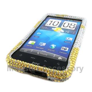 The HTC Inspire Red Flowers Bling Hard Case Cover provides the maximum 