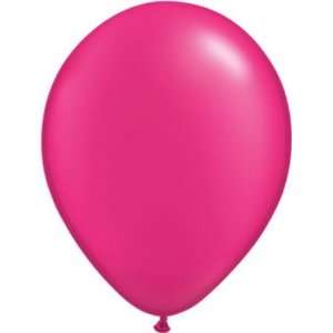  Qualatex 11 Pearl Magenta Latex Balloons Toys & Games
