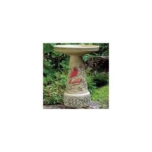  Summer Cardinal Birdbath 