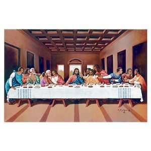  Black Last Supper   Poster by Hulis Mavruk (30 x 24)