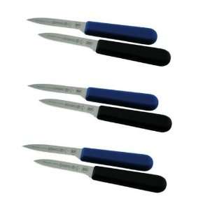  Set of 6 Stainless Steel Mundial Assorted Knives   7.5 