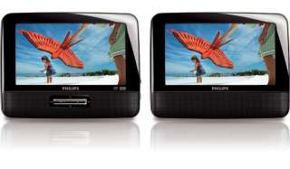 Philips PD7012 Car DVD Player Dual 7 LCD Screen 609585189812  