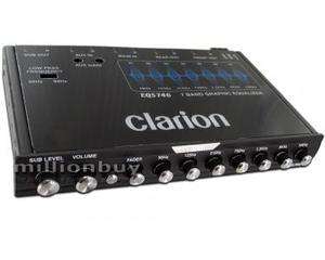 CLARION EQS746 1/2 DIN 7 BAND EQ CAR EQUALIZER NEW  