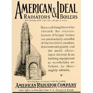  1927 Ad American Radiator Company Boilers Heating Coal 