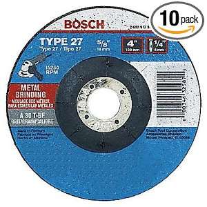  Bosch GW27M600 Type 27 Metal Grinding Wheel, 6 Inch 1/4 by 