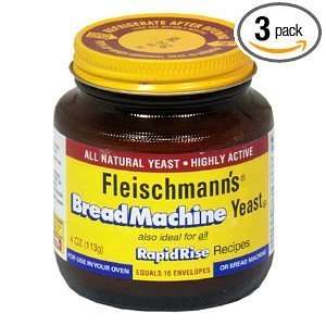 Fleischmanns Yeast Bread Machine 4oz Grocery & Gourmet Food