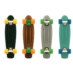  Penny Organic Complete Skateboard   Brown Deck   Green 