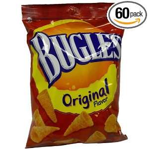 Bugles Original Snack, .87 Ounce (Pack of 60)  Grocery 