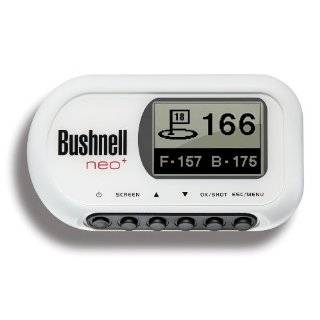 Bushnell NEO+ Limited Edition Golf GPS Rangefinder, White/Black
