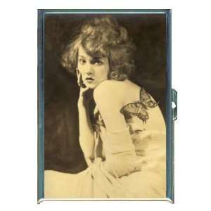  1920s Pretty Butterfly Flapper ID Holder, Cigarette Case 