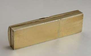 18th Century French Heavy Gilded Silver Snuff Box / Fully Hallmarked 