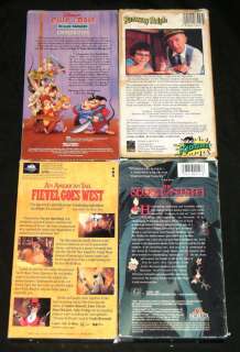 Movie cases show some wear but the VHS tapes themselves look good and 