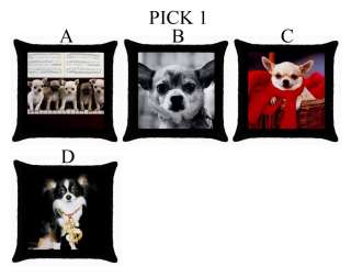 Chihuahua Dog Puppy Puppies A D Throw Pillow Case #PICK 1  