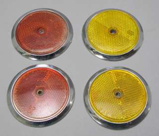 full set of front and rear reflectors for 1969 Dodge Sweptline Trucks 