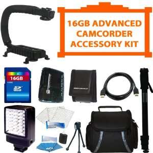 Advanced Accessory Kit for Canon Vixia HF G10, HFG10 Full HD Camcorder 