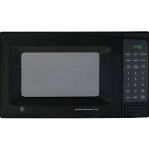   ft. Capacity Countertop Microwave Oven in Black on Bl