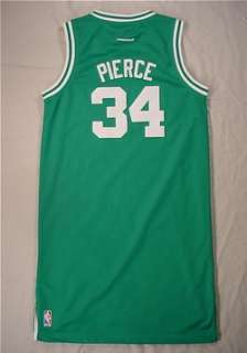 BOSTON CELTICS Basketball Jersey Dress (#34 Pierce) Womens Medium 