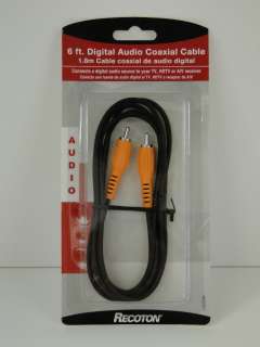 NEW   Recoton ADC 501 6 Feet Digital Coaxial Cable  