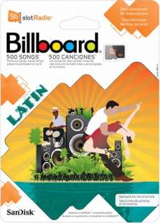    SanDisk slotRadio Latin Card (500 Songs)  Players & Accessories
