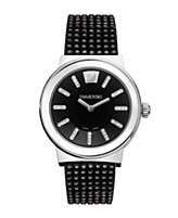 Swarovski Watch, Womens Swiss Piazza Jet Crystal Mesh Bracelet 