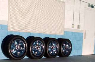 18 GMP Chrome 5 Spoke Mustang Cobra R Wheel Tire Set  