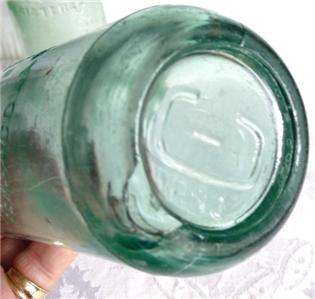   Coca  Cola Hygeia Bottling Works, Green Glass Embossed Bottle  